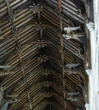 Wymondham Abbey, hammer-beam roof